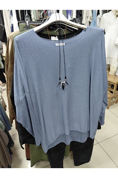 Tuana Otantik Knitwear Basic Tunic with Necklace