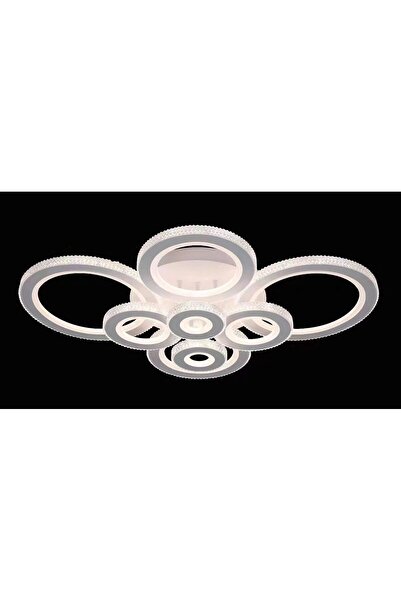 RFAN Candelabru LED, Model M600/8, Cu Telecomandă, 3 Tipuri de Lumină, 336W, Alb