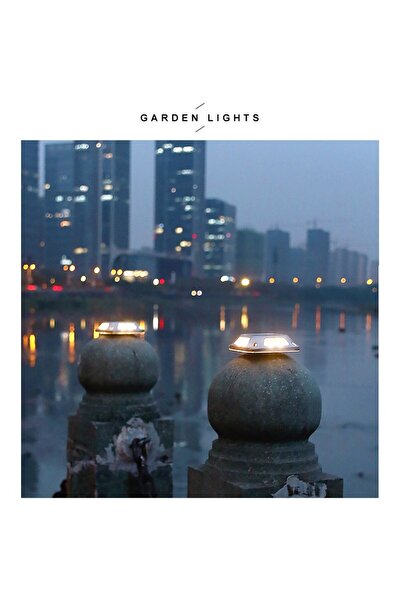 Flippy Flippy Solar Garden Lamp, 8 LED, IP65, Wall/Ground, 9x9 cm, Warm White