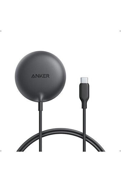 Generic Anker Zolo Magnetic Wireless Charger, Qi2 Certified 15W MagSafe-Compatible Pad (Black, 1 Pack)