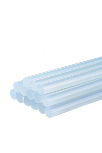 BBS HOME Mum Ince Sıcak Silikon Tabanca Mumu Çubukları 10 Adet İnce 15 cm uzu...