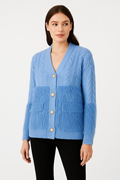 centilmen Bdk Plush Detailed Cardigan 1078-26K