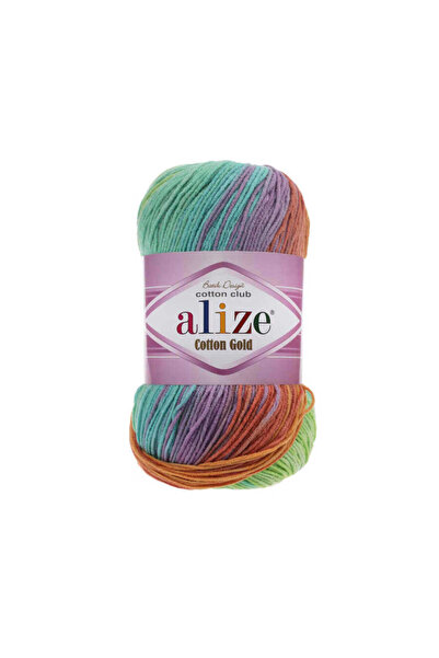 İPLİK EVİM قماش قطني ذهبي من أليز 4530 (5 قطع)