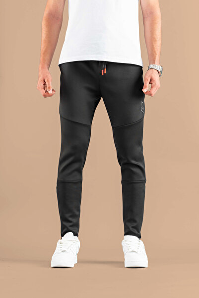 bombe Ανδρικό άνετο παντελόνι με ελαστική μέση