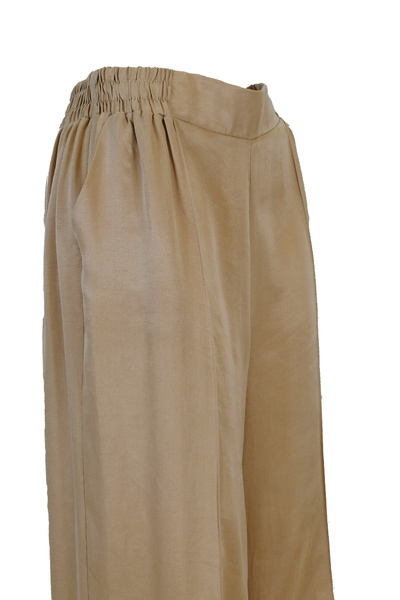 Eskişehir Mağazacılık 5556 Sentez Silk Cupra Wide Leg Pants