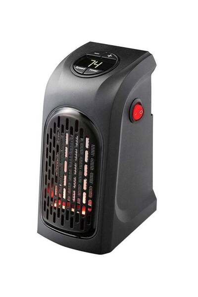 Generic سخان كهربائي محمول 400 واط HEATER4.18 - أسود/أحمر
