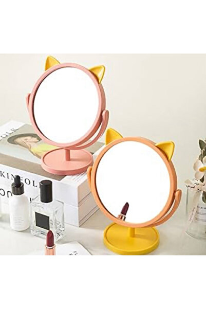 SS Cute beauty mirror, 360 degree rotating and detachable for easy and confident portability anywhere