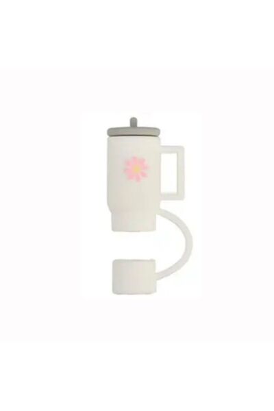 Yenigeldi Stanley Quencher Thermos Compatible // Thermos Model Straw Stopper - White