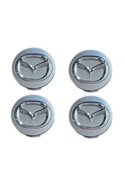Mazda Set de 4 capace centrale pentru jante din aliaj pentru 57 mm BBM 237190
