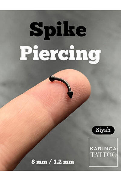 Karınca Piercing Spike Kaş Piercing Rook Helix Conch Snug Daith Smiley Septum...