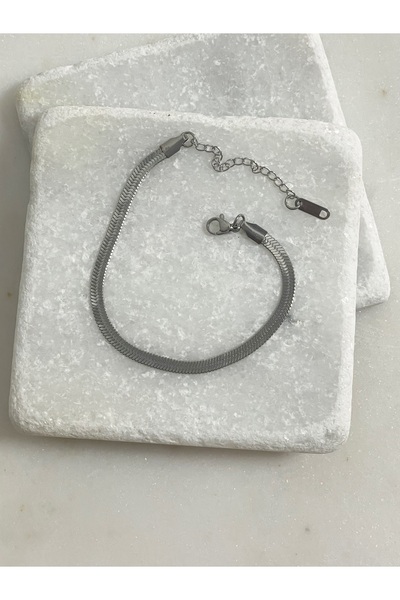 By Selen Suyolcu Italian Steel Bracelet