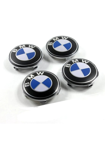 BMW Set de 4 capace centrale pentru jante din aliaj de 60 mm - Albastre