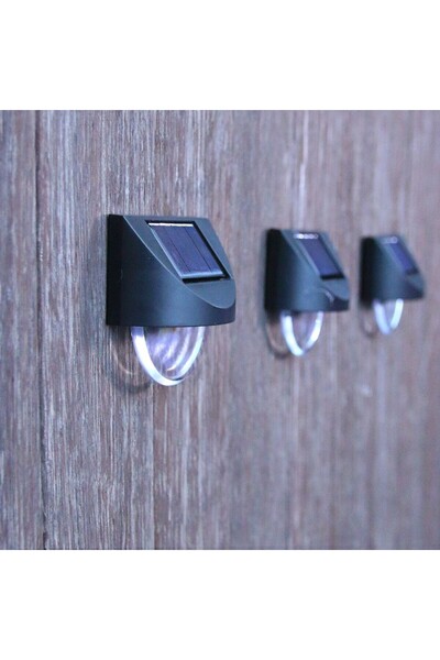 Flippy Ηλιακό φωτιστικό τοίχου LED, Flippy, IP65, 1 LED, ABS/PC, Κήπος, Σπίτι, Μπαλκόνι, Βεράντα, 1.2V, 600mAh, Ζεστό Λευκό