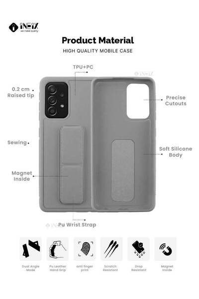 ineix 3 in 1 Magnetic Hand Grip Holder Case For Samsung Galaxy A52s 5G
