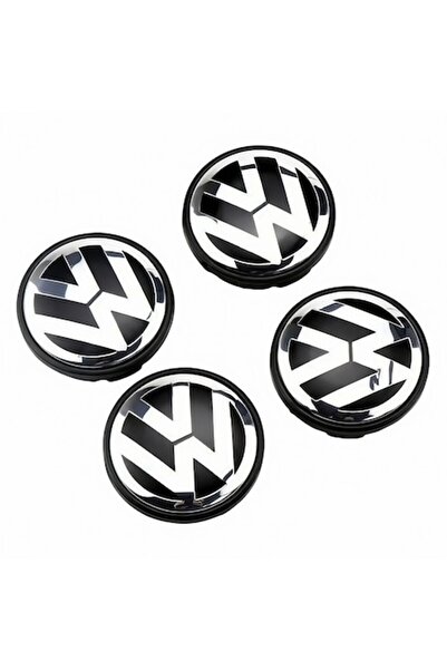 MaaHouse Set de 4 capace centrale de roată ARRRD® 65 mm pentru Volkswagen (Golf, Polo, Passat, Tiguan, UP și alte modele)