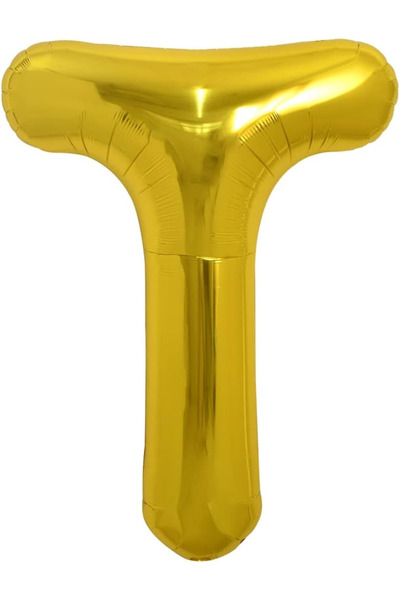 Baloncu Dükkanı بالون حروف ذهبي بجميع الحروف 34 بوصة