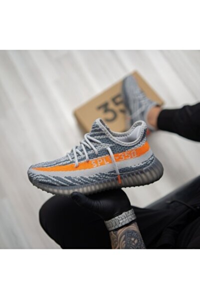 YEEZY ADIDAS SPLY-350 GRAY-ORANGE ABYZ12