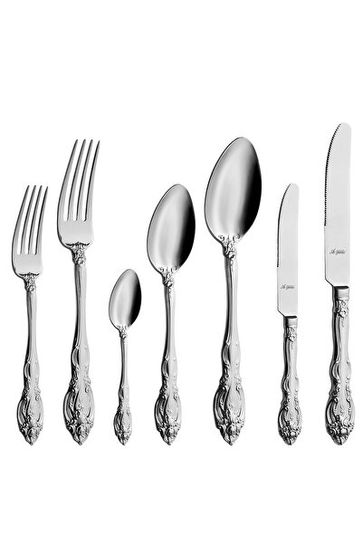 Aryıldız Court 84 Piece 12 Person Cutlery Set