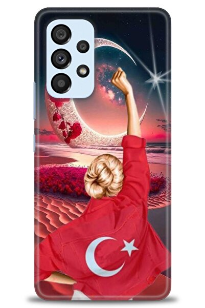 kılıfevreni جراب متوافق مع هاتف سامسونج جالاكسي A73 5G + واقي شاشة سيراميك غي...