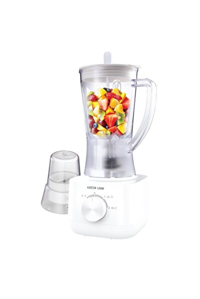 Green Lion Jet Blend Blender, 1.0L, 4-Leaf Blade, 16-19k RPM, 650W Peak – White