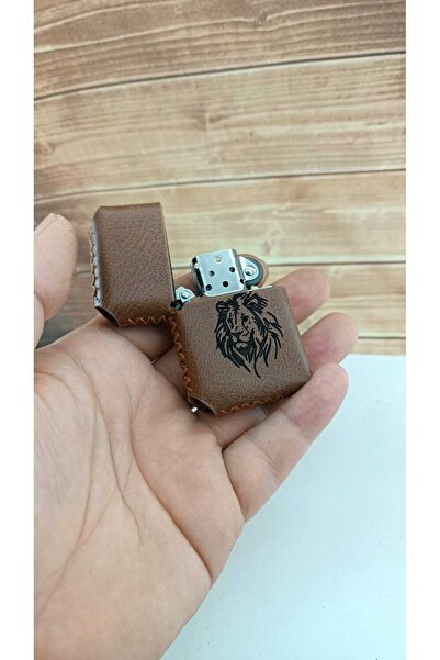 cgderi Benzinli Hakiki Deri Çakmak Kılıfı Ve Çakmak