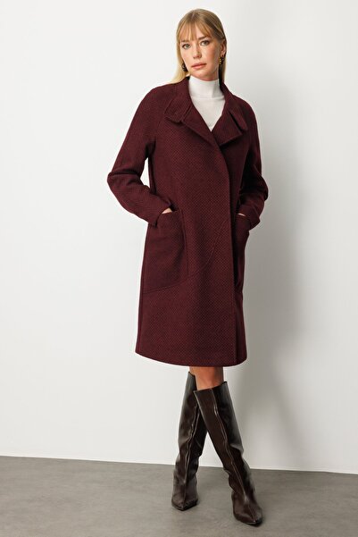 Ekol Textured Bag Pocket Coat