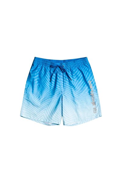 Quiksilver Eqyjv04000 Warped Logo 17 m Jamv Men's Shorts Swimwear Blue