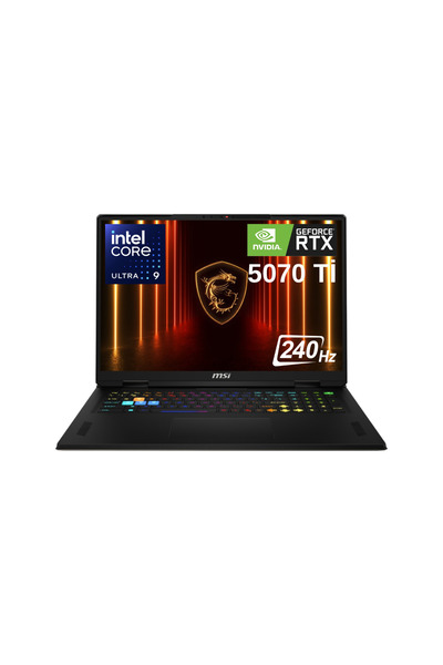 MSI VECTOR 18 HX AI A2XWHG-663XTR Ultra 9 275HX 32GB 1TB SSD RTX5070Ti 140W Dos 240Hz - Wz1