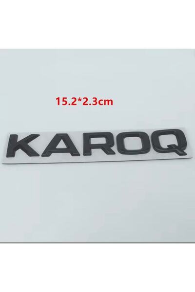 MAF Adhesive trunk emblem for Skoda Karoq, Black