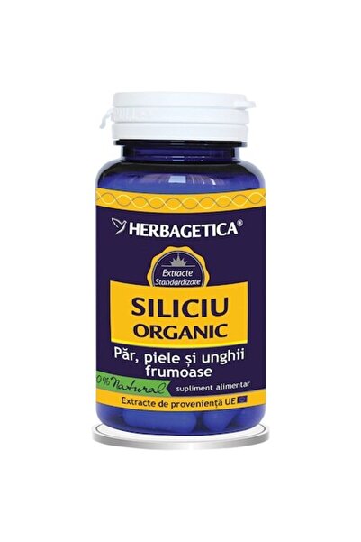 herbagetica Supliment Alimentar Siliciu Herbagetica, 30 capsule