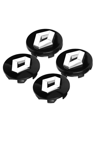 MAF ARRRD® Set 4 Capace Janta 57mm Compatibil Renault Logan, Sandero, Duster, Lodgy, Symbol, Negru