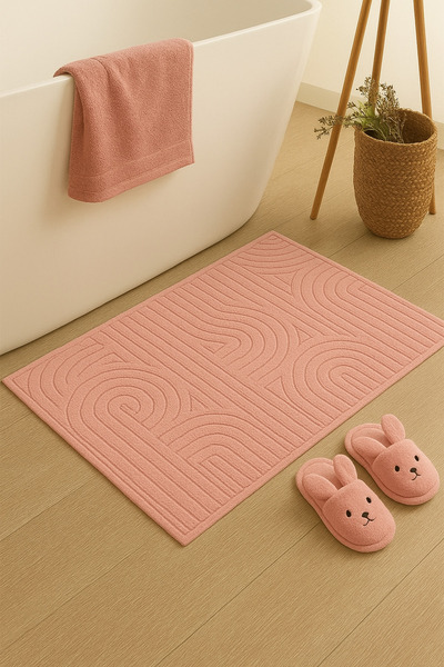 new colourse Non-Slip Base Pos Plush Bath Mat 40X60Cm Bohemian Pattern