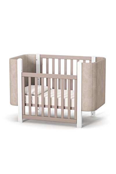 Marvis Nancy Cappuccino Wooden Baby Crib 120×60