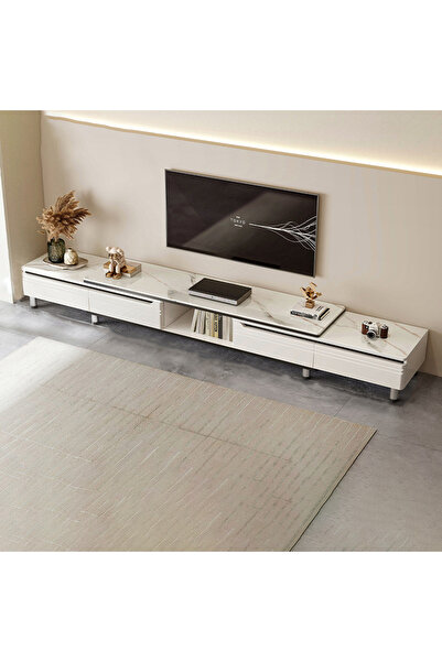 NKX Modern Design Shelf Storage TV Cabinet Table 220 x 30 CM