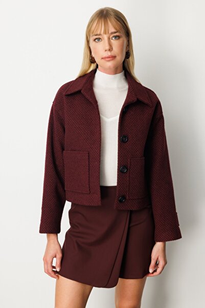 Ekol Crop Coat with Bag Pocket