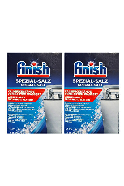 Finish Set 2x Special salt for dishwasher, 1.5 kg