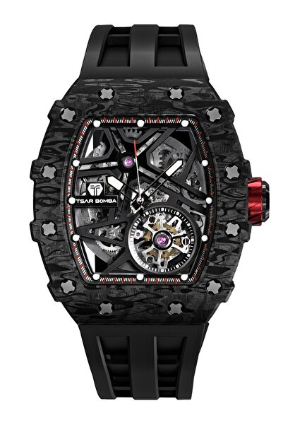 Tsar Bomba Ανδρικό Ρολόι TB8209CF-01, Αυτόματο, 44mm, 5ATM