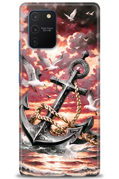 kılıfevreni غطاء متوافق مع هاتف سامسونج جالاكسي A91 A+ Plus HD مطبوع - غطاء س...