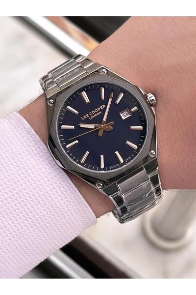 Lee Cooper Italian Design Bracelet Gift 2 Years Warranty 5 Atm Men's Wristwatch Elc.08252.690