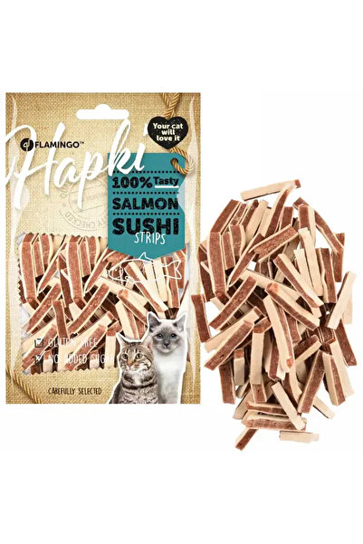 Flamingo Hapki Somonlu Sushi Şerit Kedi Ödül Maması 85gr