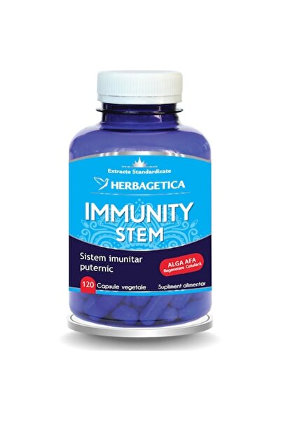 herbagetica Supliment Alimentar Immunity Stem Vegetale, Herbagetica, 120 capsule