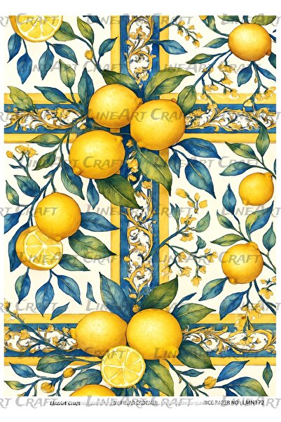 LİNEART Pirinç Dekopaj Kağıdı LA-LMN172