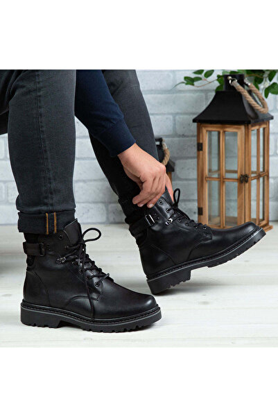 Demalis Ghete bărbați piele naturală | 517 Negru