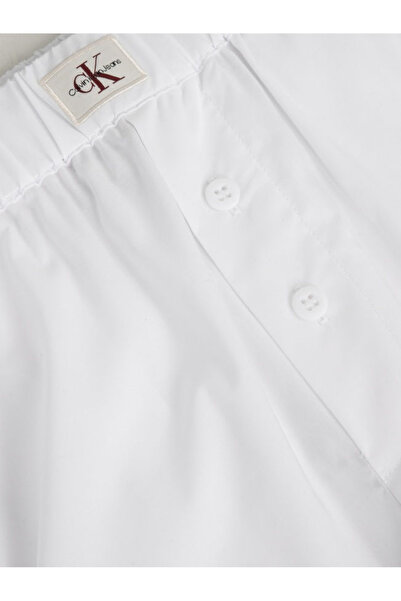 Calvin Klein Summer Poplin Kadın Beyaz Boxer J20J225218-YAA
