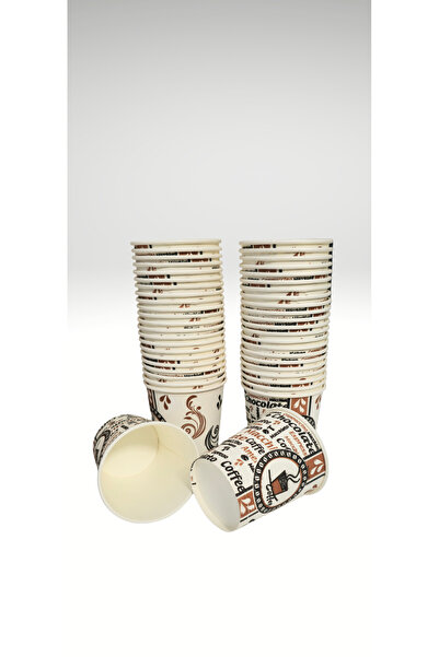 SAR CUP 1000 Adet 6.5 Oz Karton Bardak Ahşap Karıştırıcı Hediyeli | Sızdırmaz, Gıda Temasına Uygun