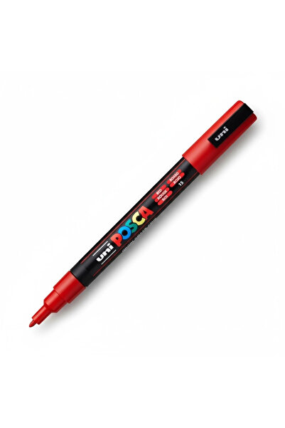 UNİ-BALL Uniball Posca (0.9-1.3) Water-Based Poster Marker Red