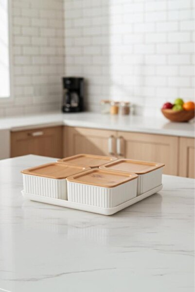 Atbyhome Valverdi - 4-Piece 9-Item Plastic Breakfast Set Presentation Set