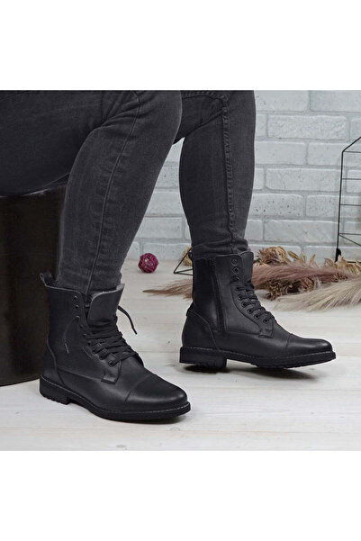 Demalis Ghete bărbați piele naturală 900 Negru