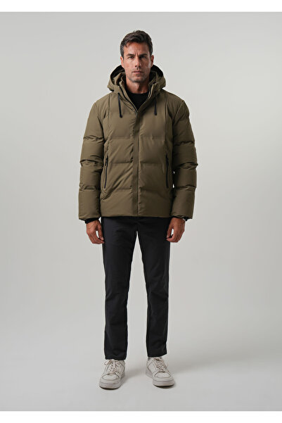 PIQUE Men's coat Hooded water repellent windproof reflective detailed men's coat