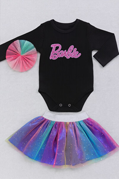 Arı Bebe طقم توتو مع تنورة من التول لعيد ميلاد طفلة صغيرة